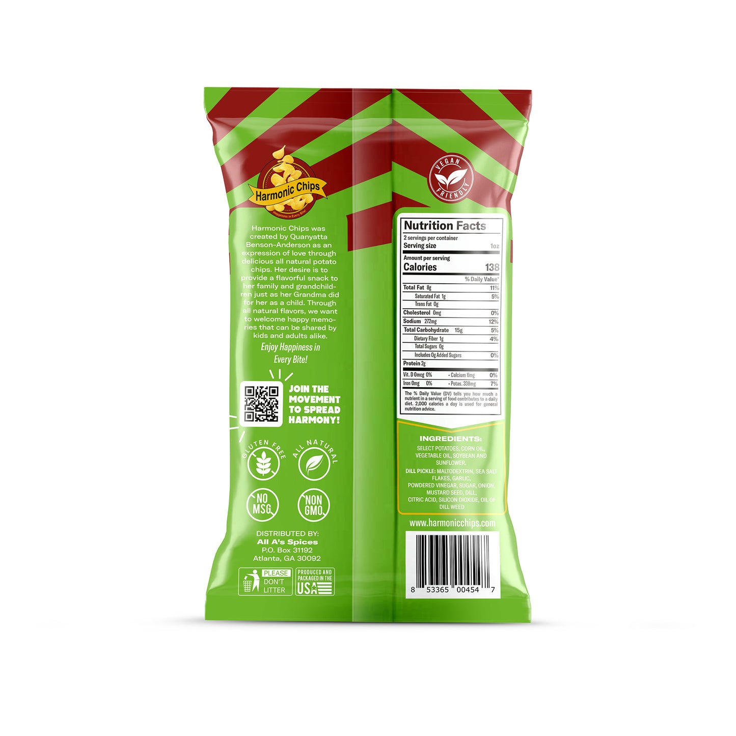 Harmonic Chips Dill Pickle ***IN STOCK***